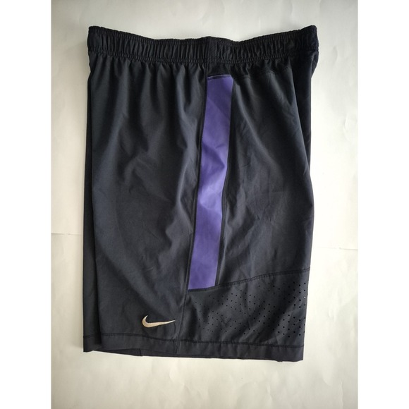 University of Washington Huskies Nike Shorts Mens XL 34-38 x 10 Black Mesh Gym - Picture 2 of 5